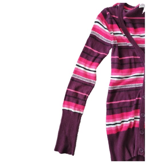 Aeropostale Pink and Purple Cardigan/Sweater - Picture 3 of 5